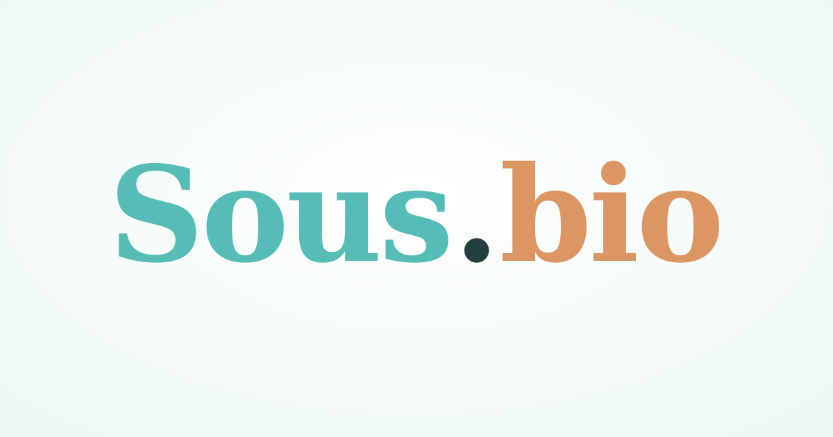 Sous.bio – your sous chef in the lab — 官网预览图